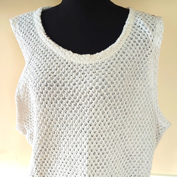 Zara Women knit cable short sleeve perfect to fall layer look Sz Medium - Picture 2 of 12